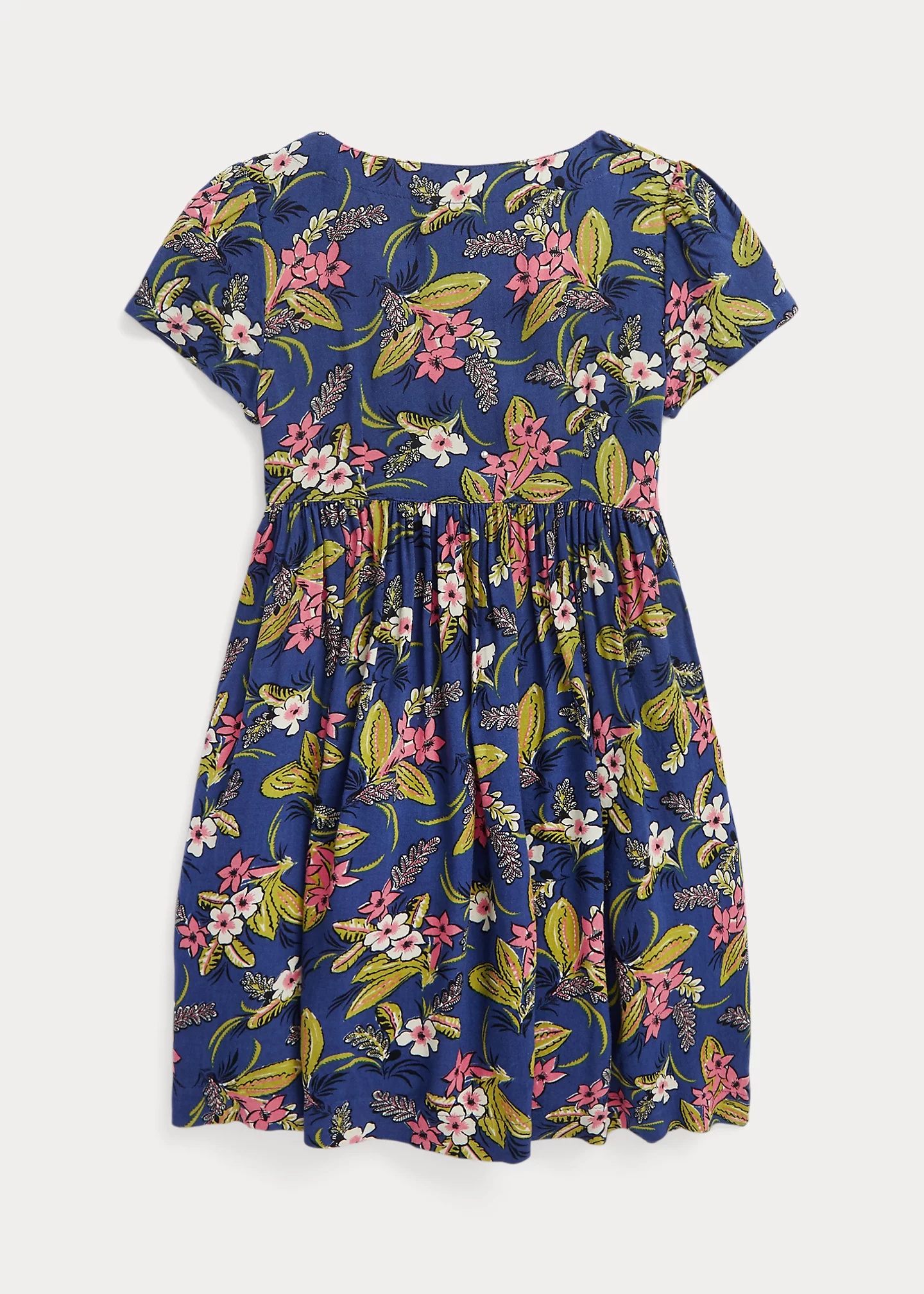 Floral Button-Front Dress
