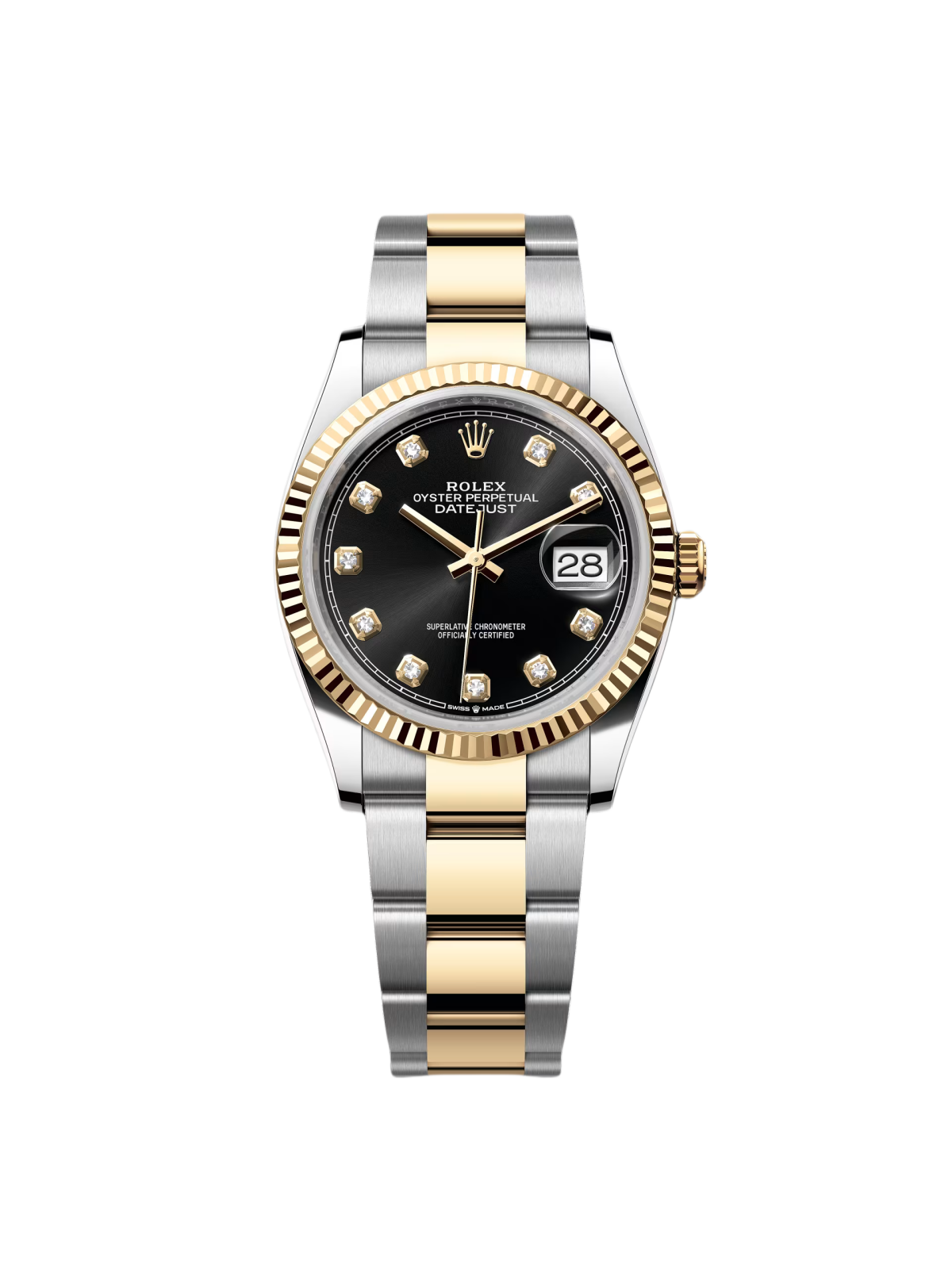 [2026 Mirror Grade]RLX  Datejust 36mm 126233 Custom Black Dial Jubilee Bracelet Watch