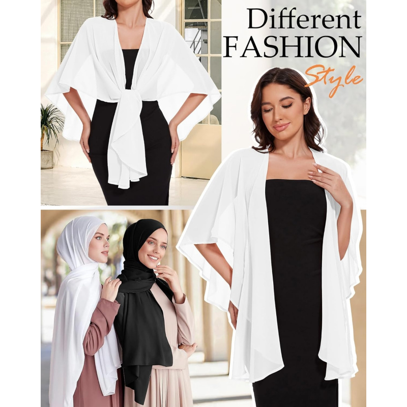 Shawls and Wraps for Evening Dresses Sheer Womens