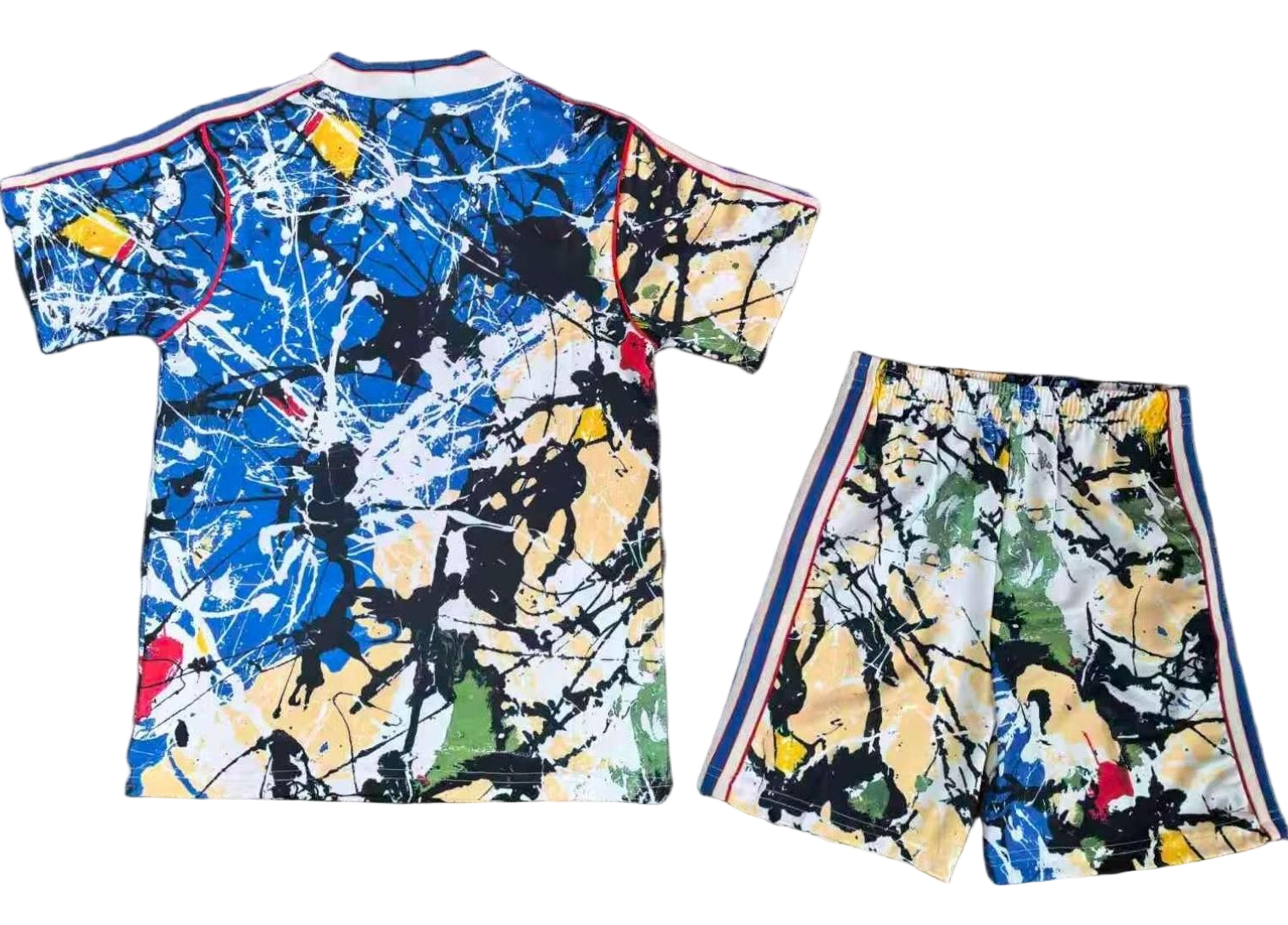 Manchester United x Stone Roses Kids Kit Jersey+Shorts 2025/26