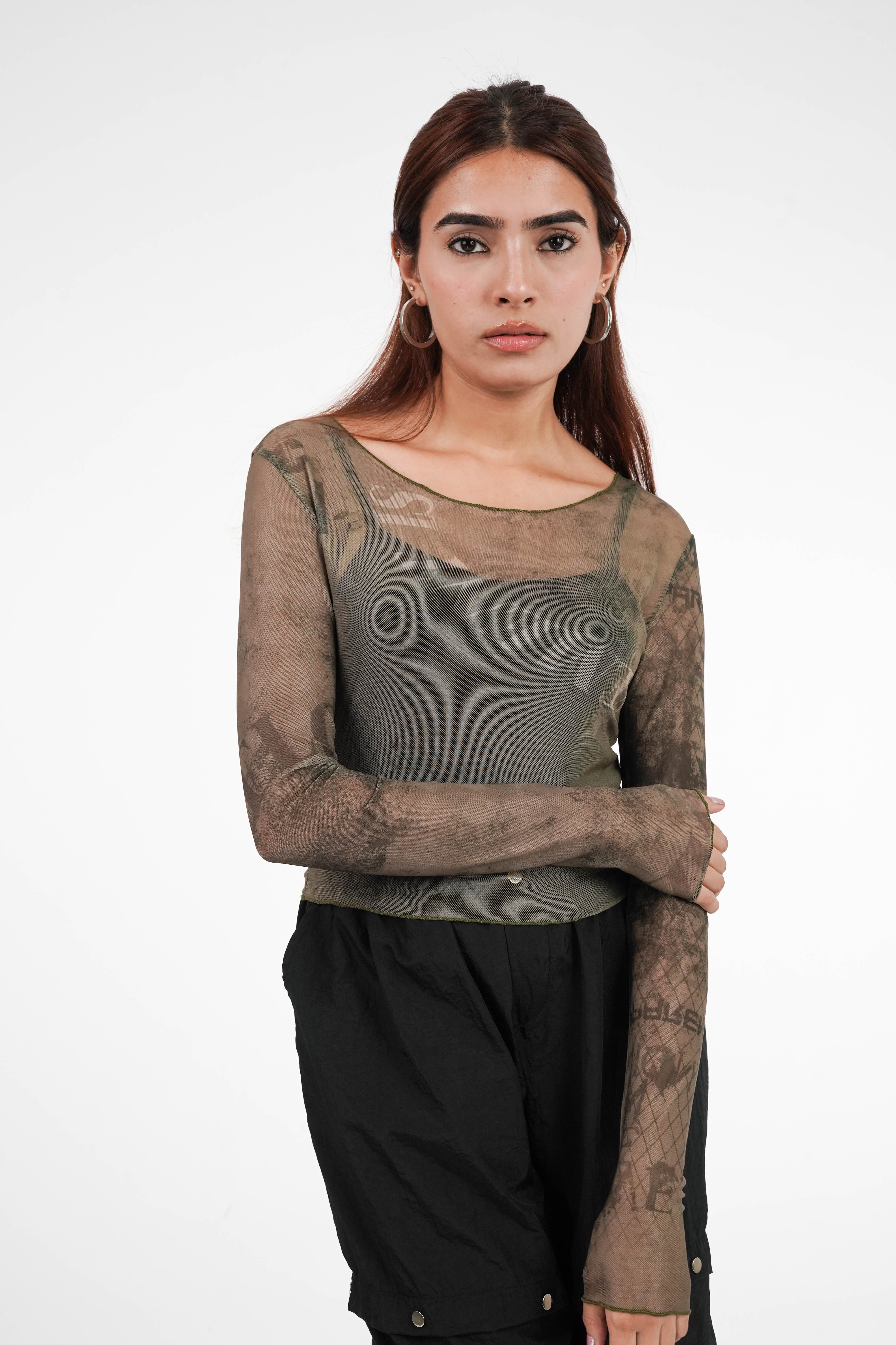 Jungle Mesh Top