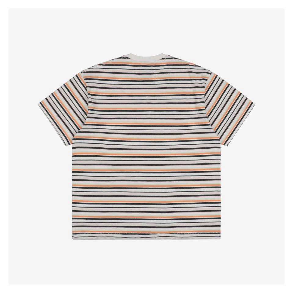 Gallery Dept Paint-Splatter Handwritten Letter Print Striped T-Shirt