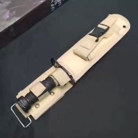 Outdoor Escape Fixed Blade Tactical Knife, Full Keel Hunting Knife, Sheathed Jungle Knife, G10 Handle, High End Quality - Suitable for Fishing, Hiking, Survival, City Survival Daily Carry Straight Knife