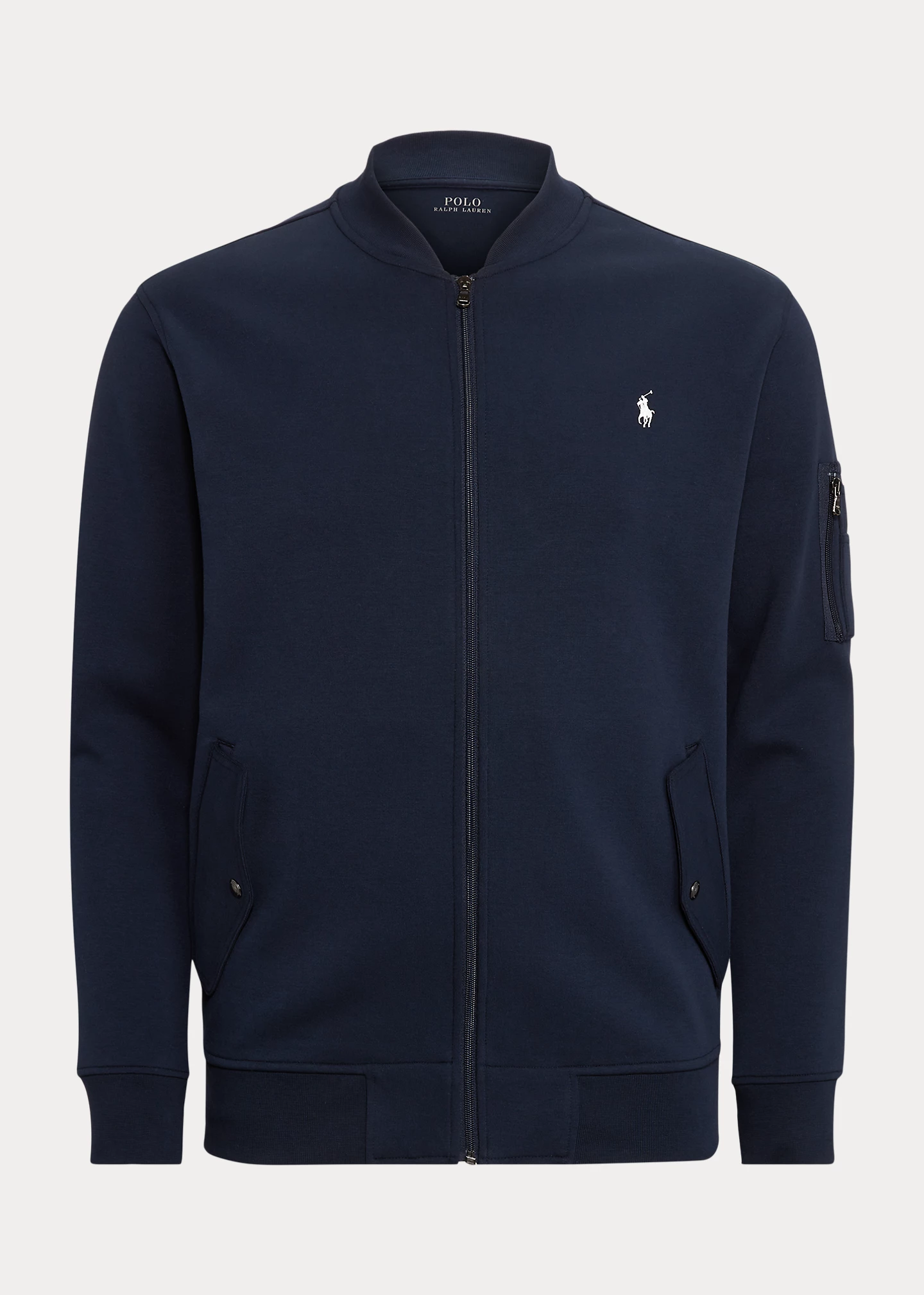 Double-Knit Bomber Jacket