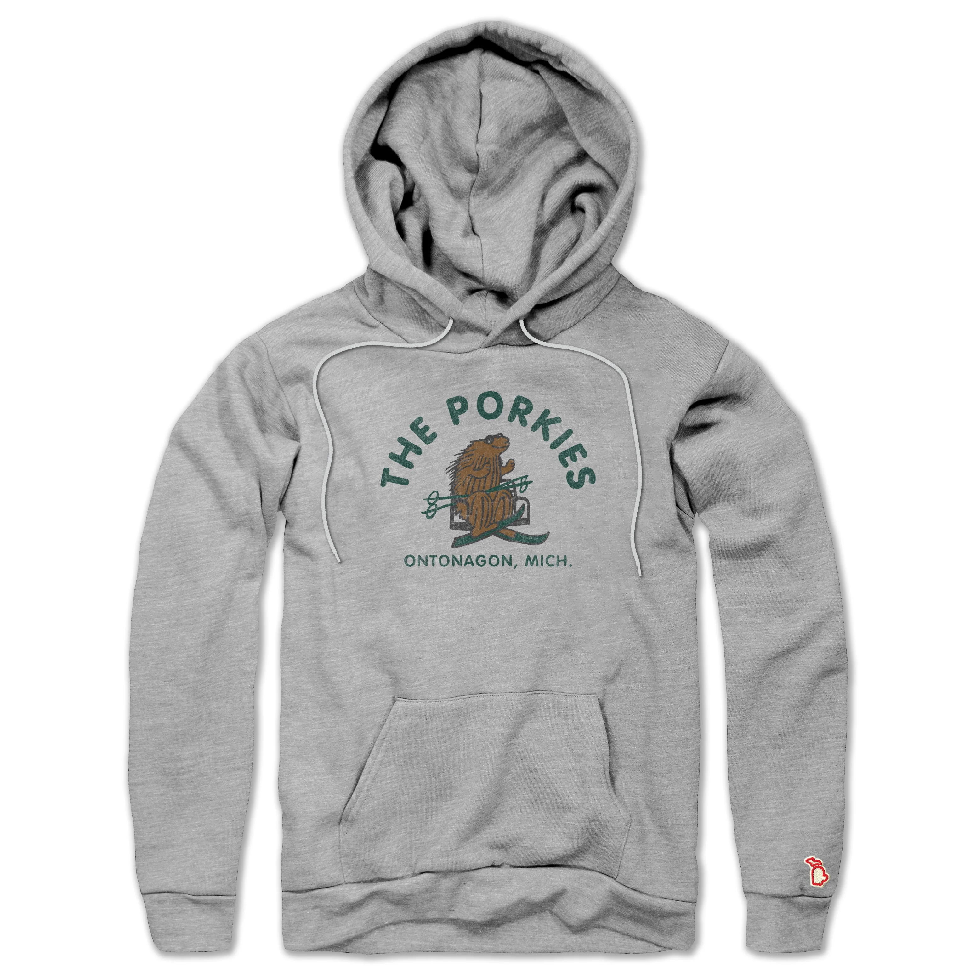 PORCUPINE MOUNTAINS STATE PARK - THE PORKIES ALL SEASON HOODIE (UNISEX)