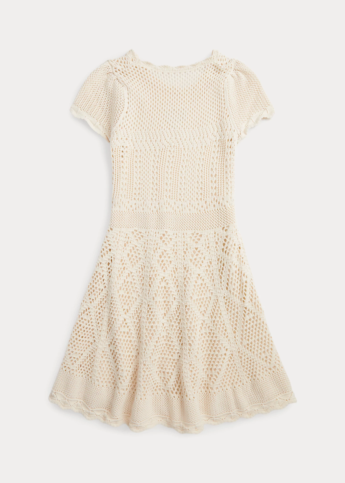 Pointelle-Knit Cotton Sweater Dress