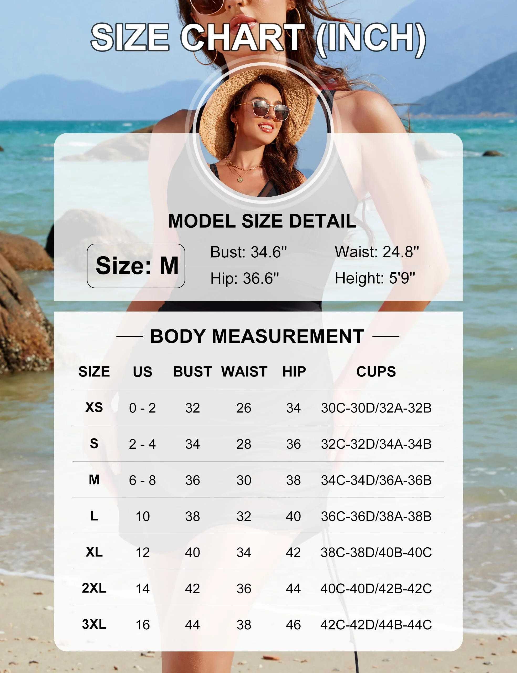 Women One Piece Swimsuits Tummy Control Swim Dress Slimming Sarong Wraps Swim Suits (L, Green and Black)