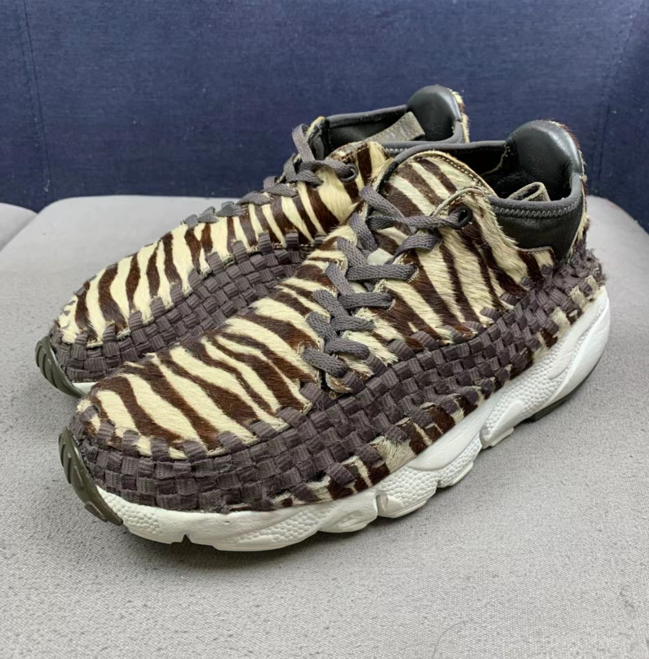 Nike Air Footscape Woven Zebra Print
