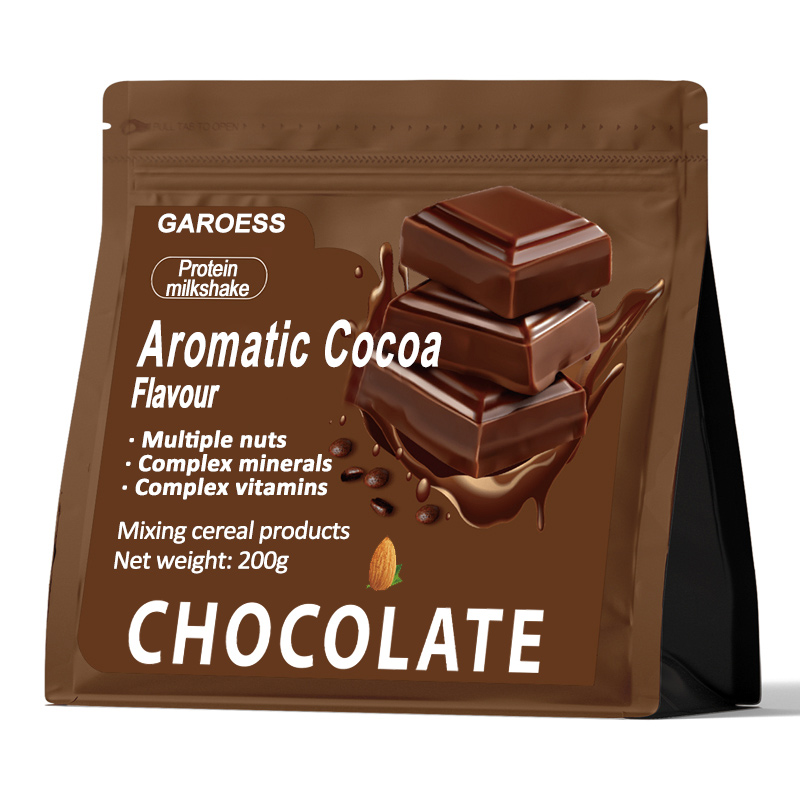 Grain, Dried Fruit and Protein Smoothie; Low-Fat, Light Meal Replacement Smoothie; Nutritious Main Meal Replacement Powder; Breakfast Powder-Aromatic Cocoa Flavour