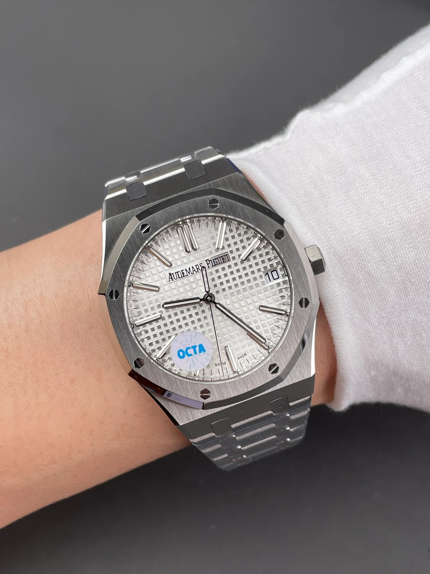 Royal Oak 15510 White Dial