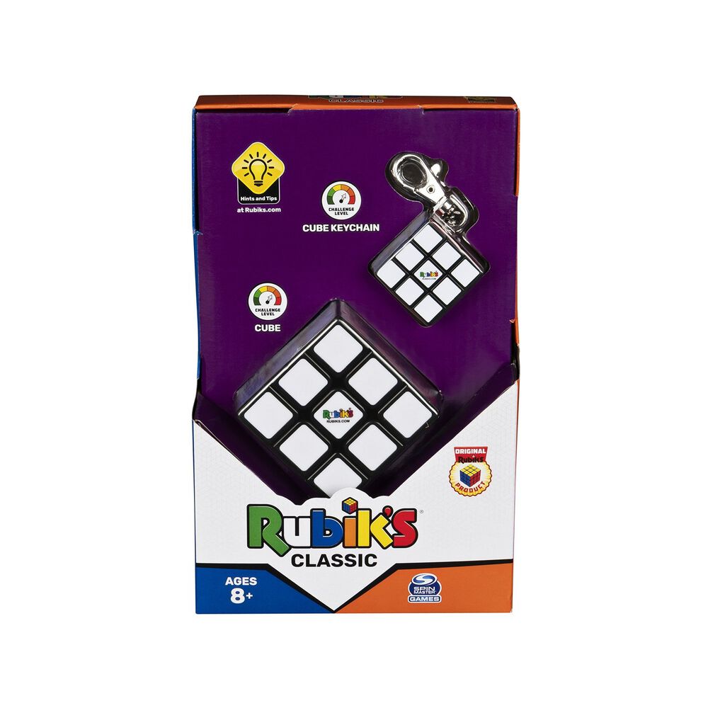 RUBIKGra kostka Rubika klasyczna, 3x3, z brelokiem