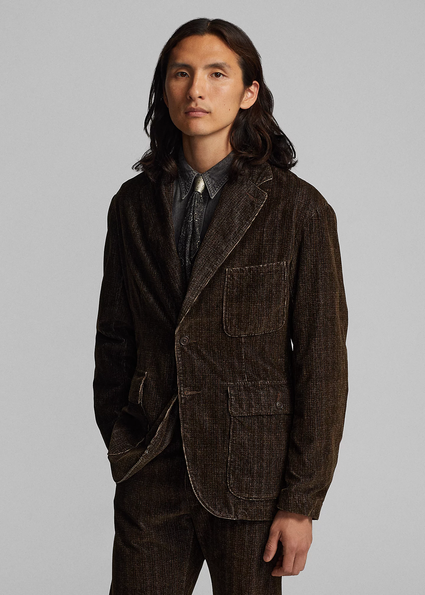 Unconstructed Corduroy Sport Coat