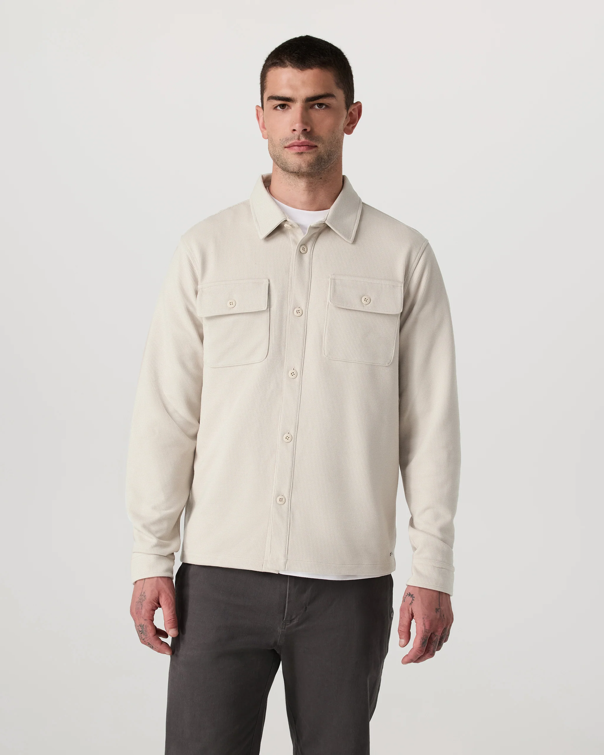 Waffle Shirt Jacket