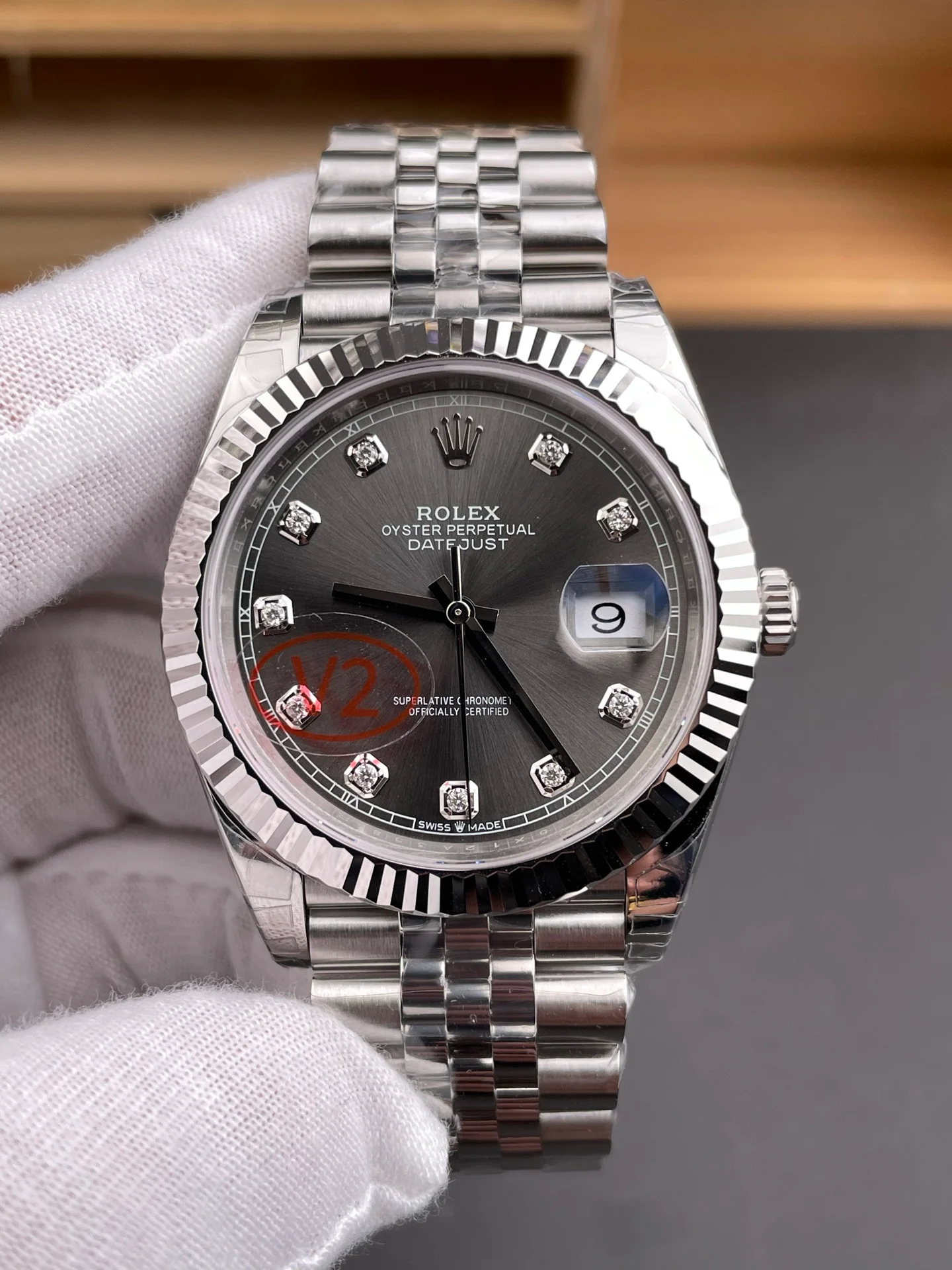 Grey Diamond Datejust