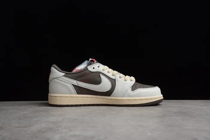 Travis Scott x Air Jordan 1 Reverse Mocha Brown and White DM7866-162