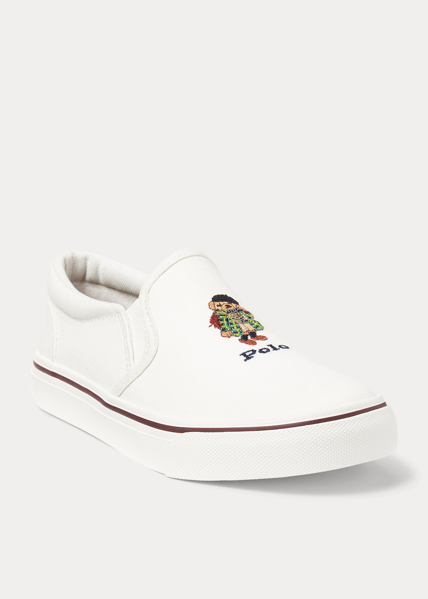 Keaton Polo Bear Canvas Slip-On Sneaker