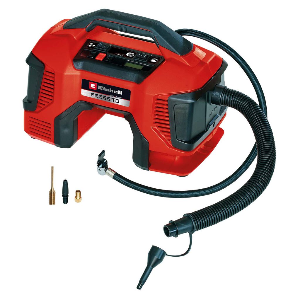 EINHELL Kompresor samochodowy PRESSITO 18/21 Einhell, 18 V, 3 końcówki