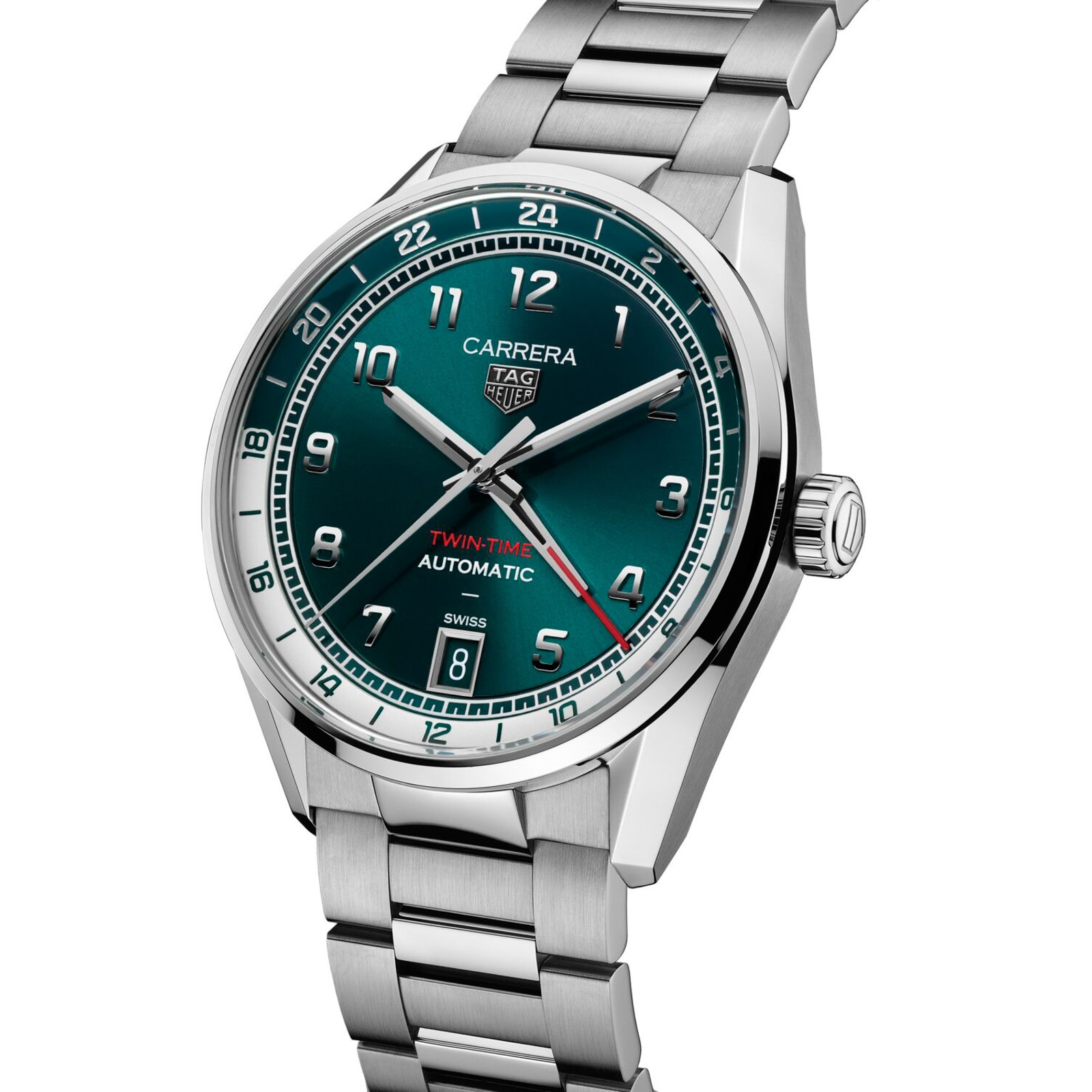 [2026 Mirror Grade]TAG Heuer Carrera Date 41mm Mens Watch Green WDA2114.BA0043