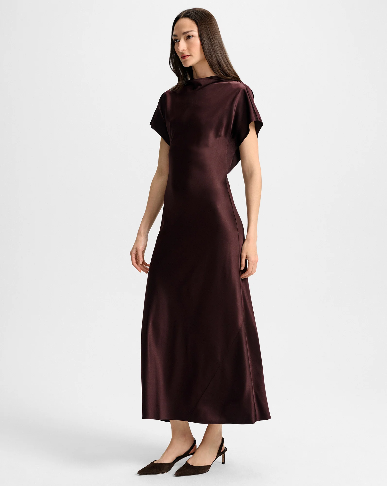 Redgrave Silk Midi Dress