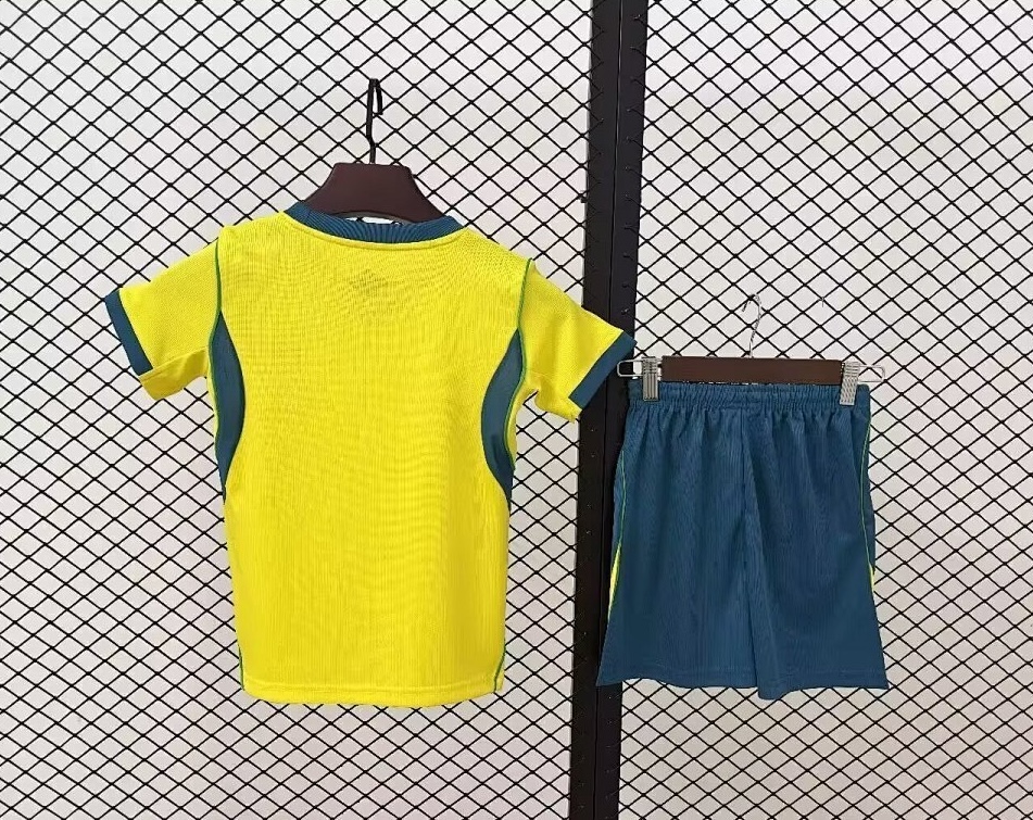 Brazil Soccer Jersey Home Kids Kit Jersey+Shorts World Cup 2026