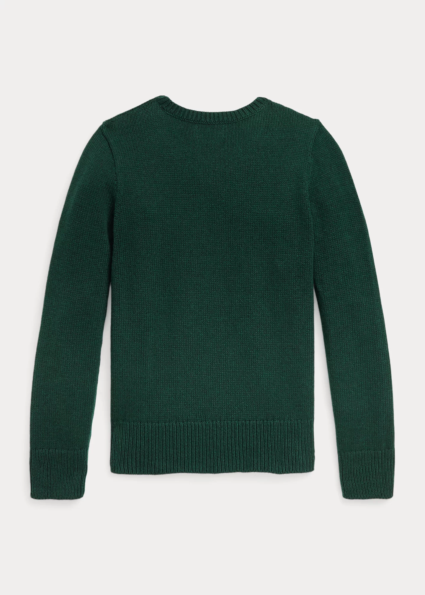 Intarsia-Knit Polo Cotton-Blend Sweater