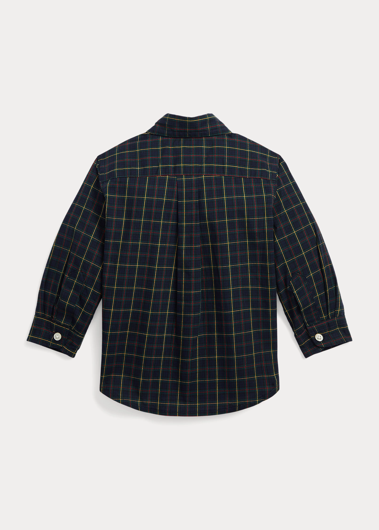 Plaid Cotton Poplin Shirt