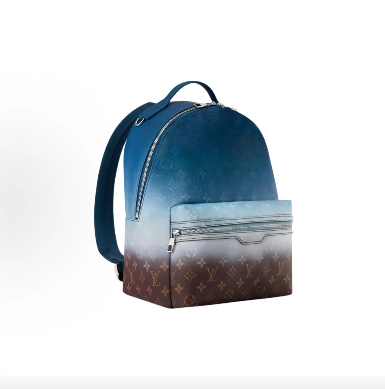Louis Vuitton Discovery Backpack PM Monogram Gradient Blue Brown