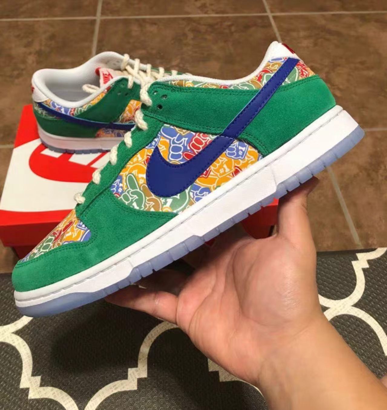 Nike Dunk Low SE Christmas Gift Wrapping Paper