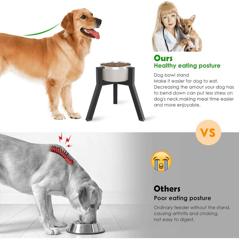 Dog Bowl Stand for Medium and Large Dogs