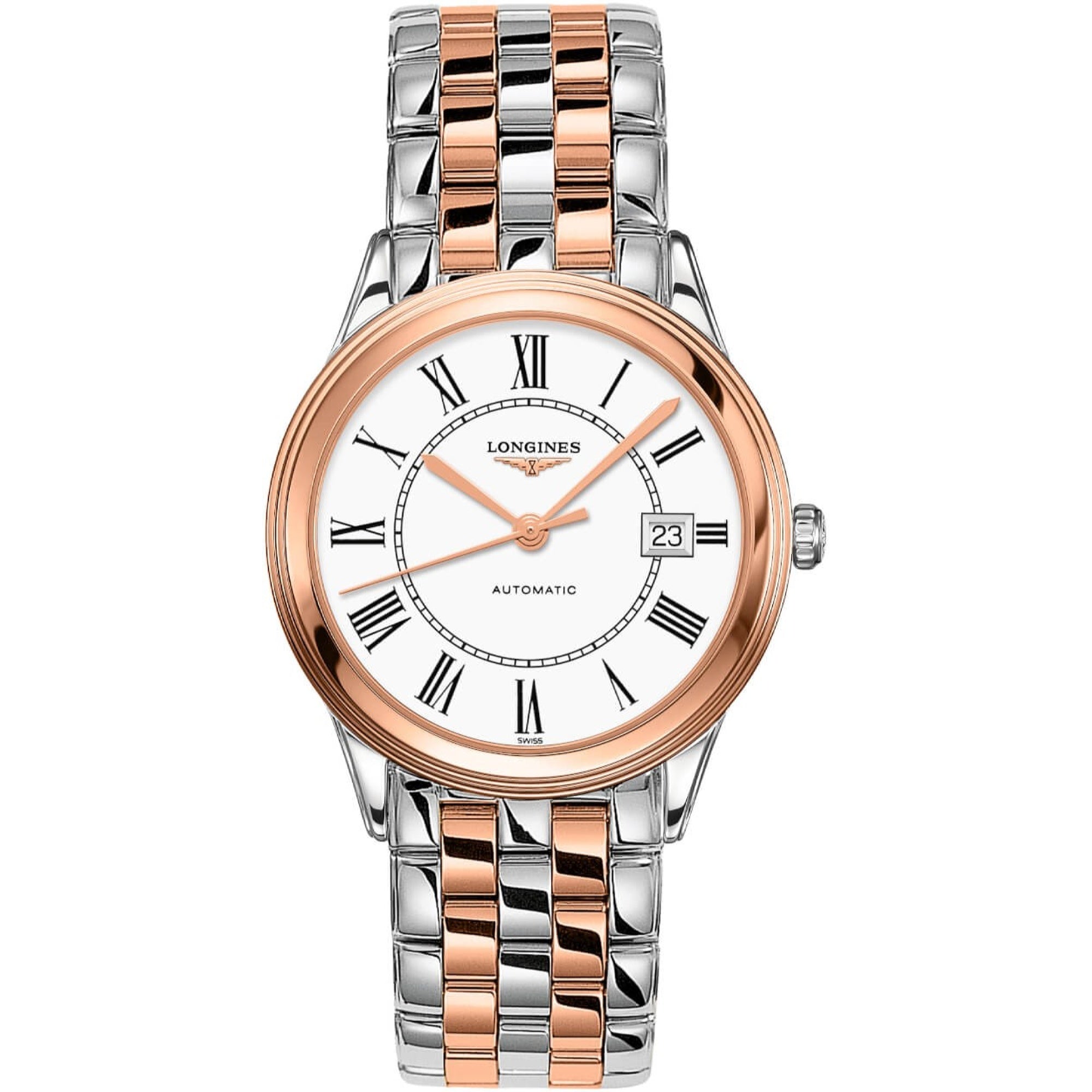 [2026 Mirror Grade]Longines Men's L4.974.3.91.7 Flagship Two-Tone Stainless Steel Watch