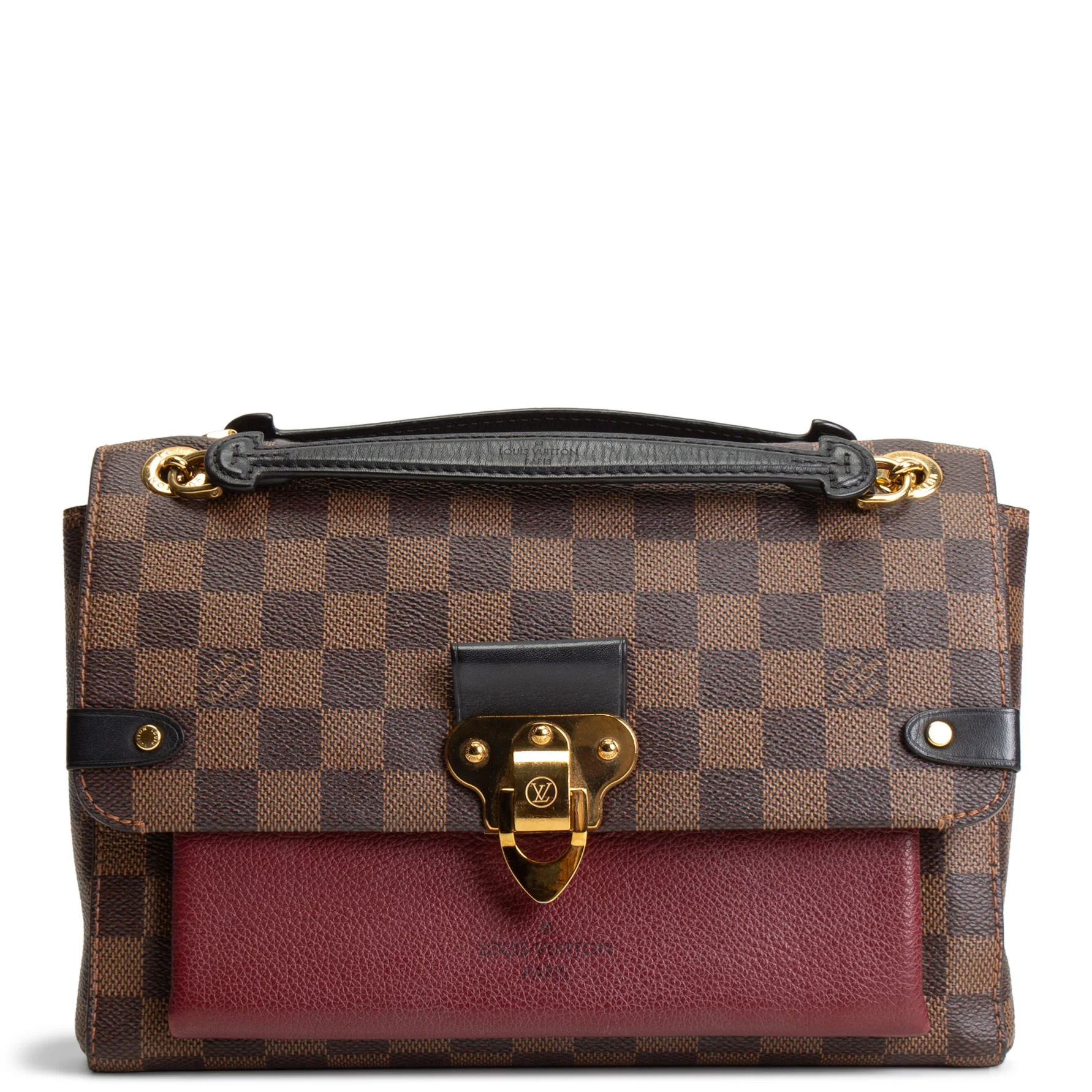 LOUIS VUITTON Vavin PM Damier Ebene - Burgundy