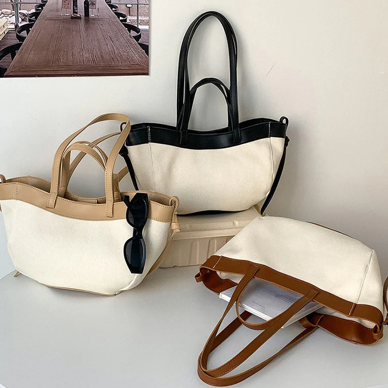 Daisy Canvas Tote