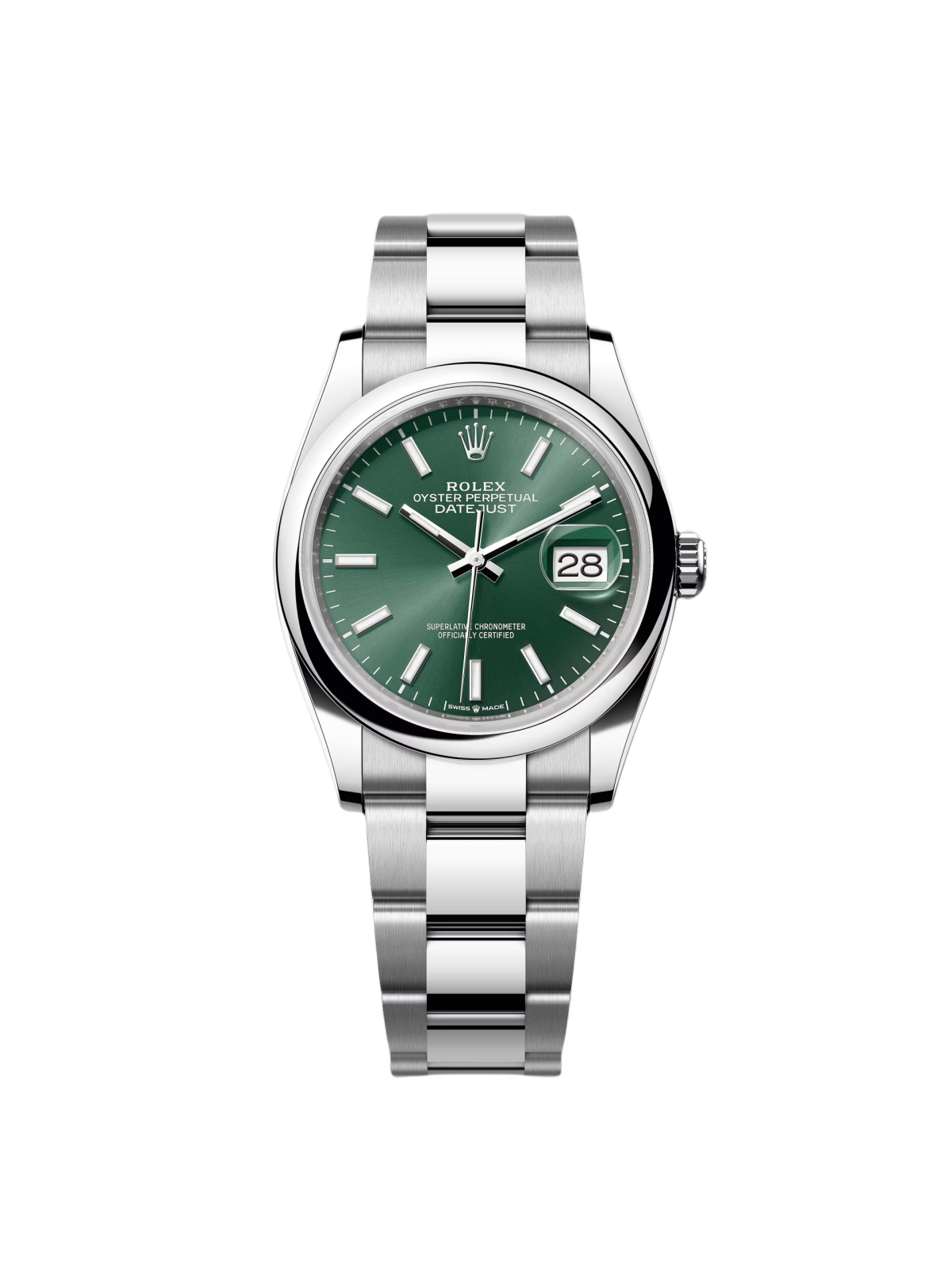 [2026 Mirror Grade]RLX  Datejust 36mm 126200 Mint Green Dial Stainless Steel Oyster Bracelet Watch