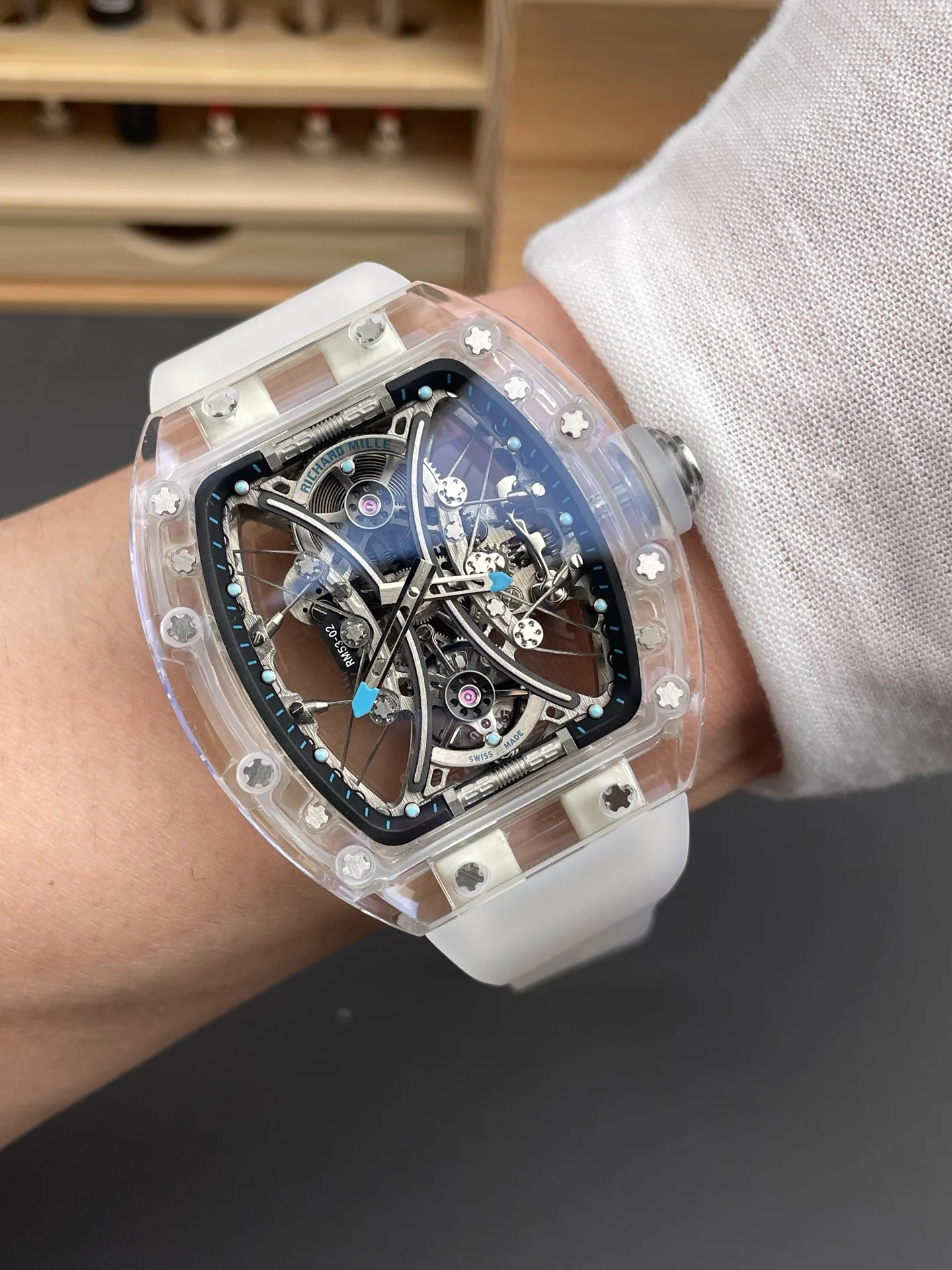 RM53-02 Transparent Sapphire Case