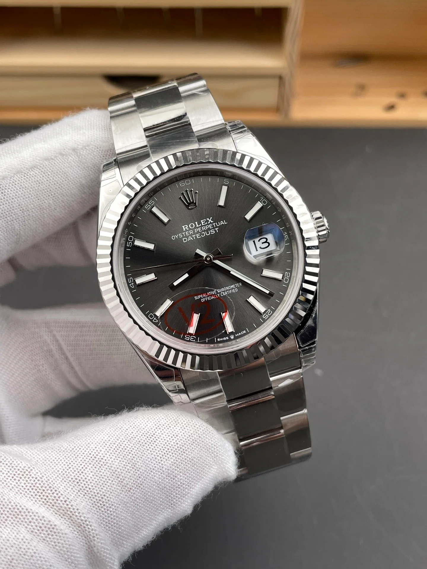 Grey Dial Datejust V2 Version