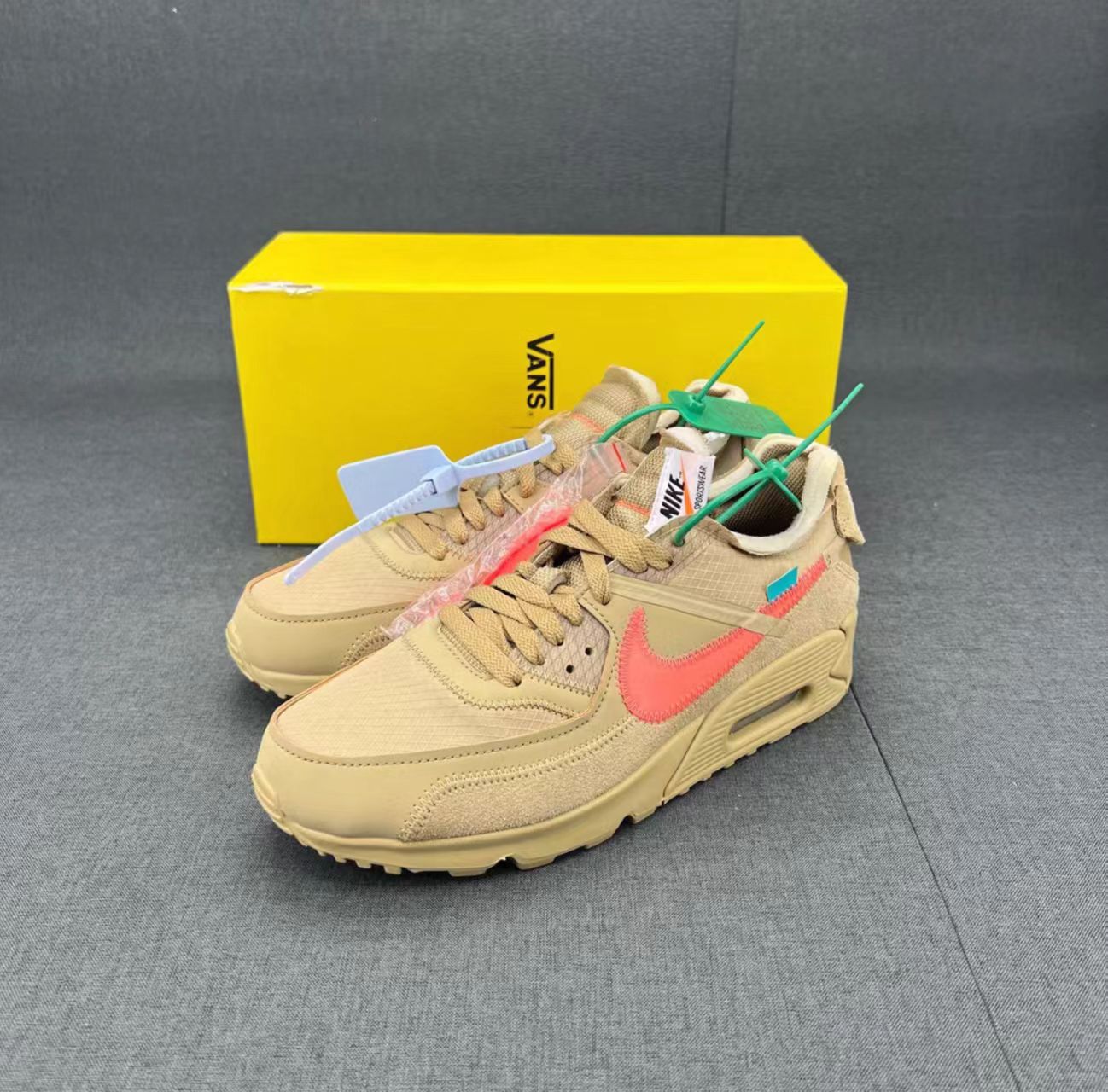 Off-White × Nike Air Max 90 Desert Ore