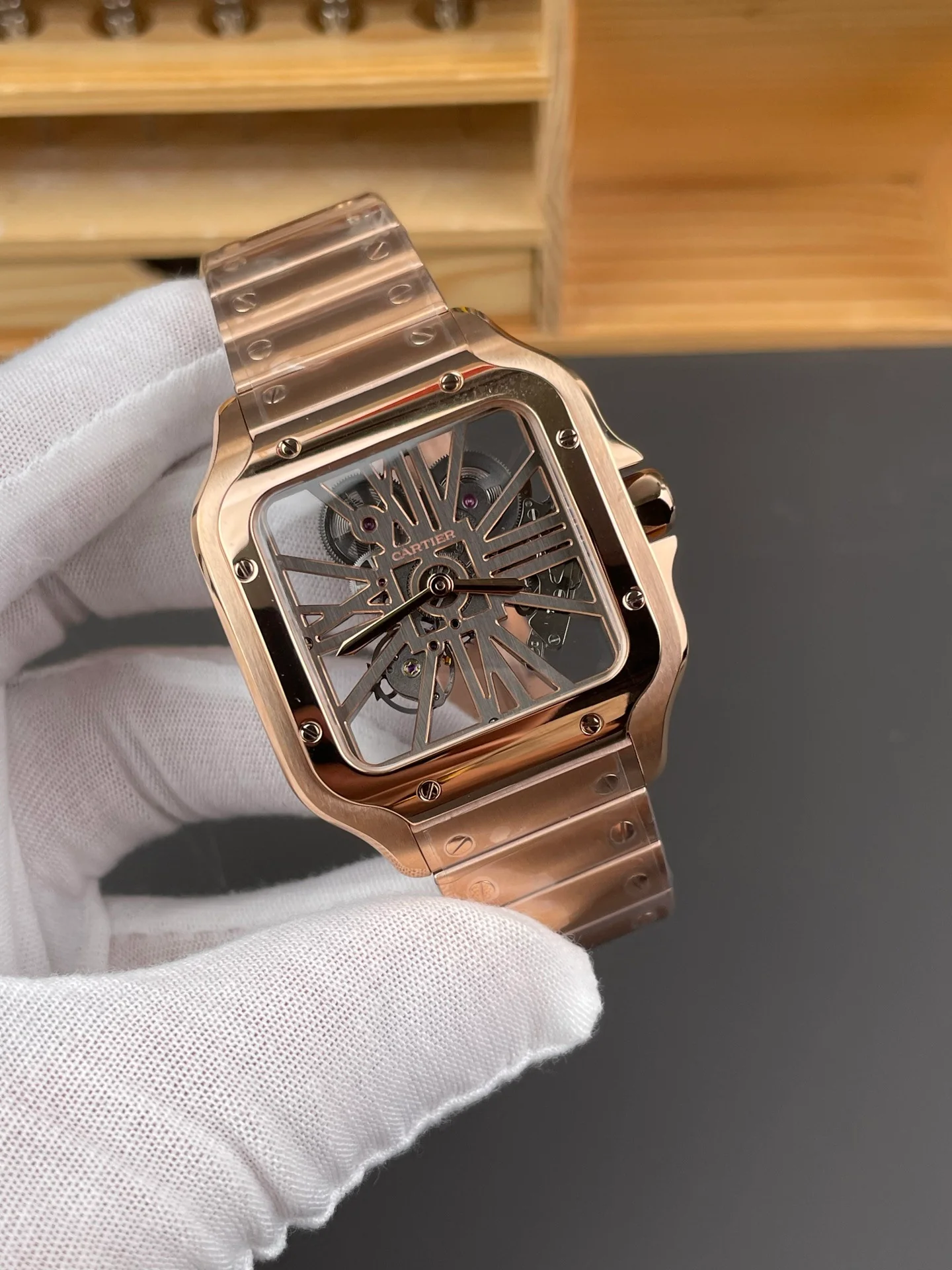 Santos de Cartier Skeleton Series V2 Version