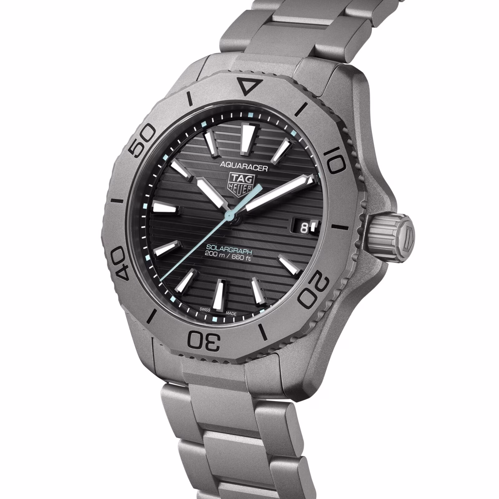 [2026 Mirror Grade]TAG Heuer Aquaracer Professional 200 Solargraph 40mm Mens Watch Titanium WBP1180.BF0000