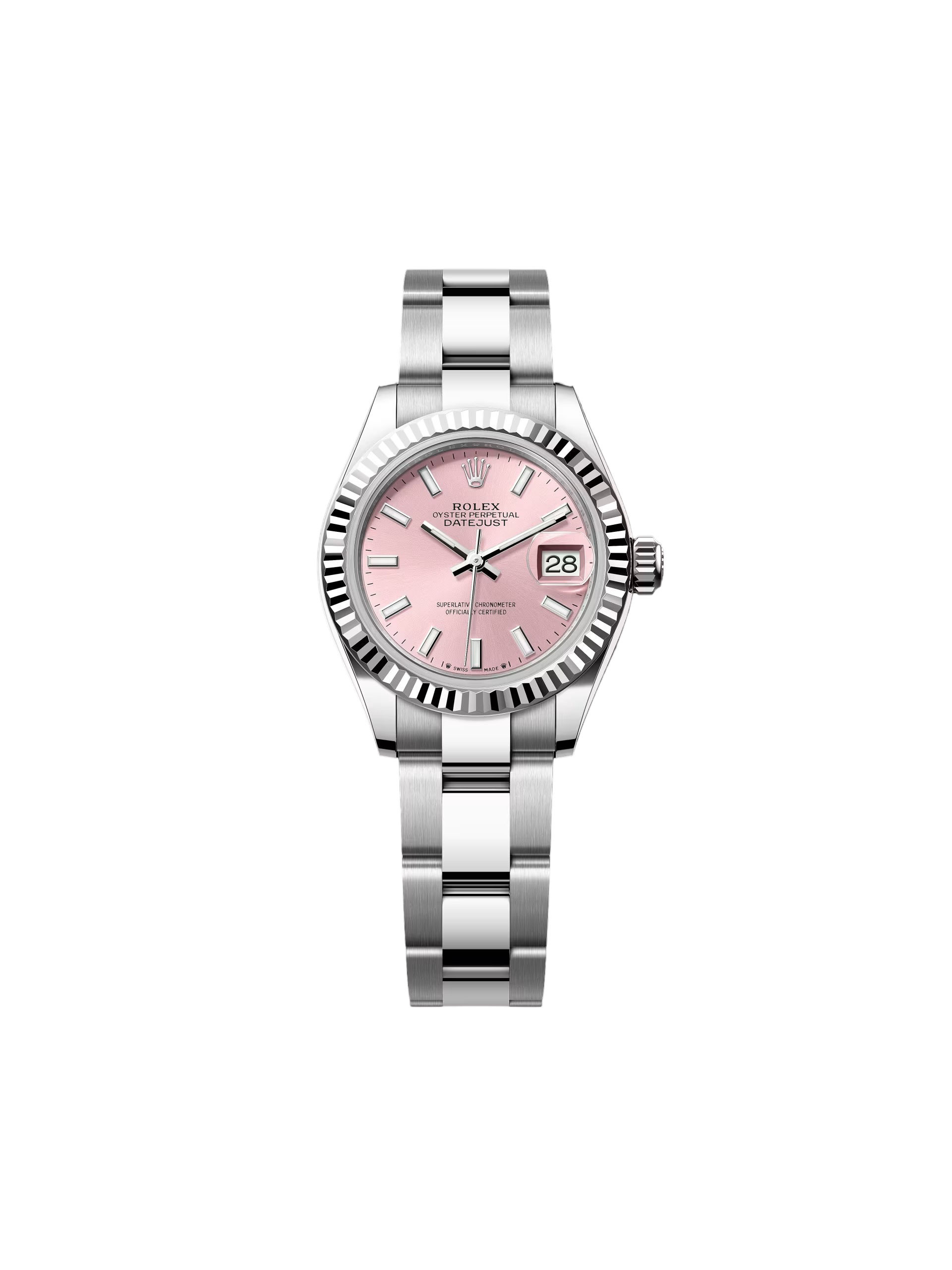 [2026 Mirror Grade]RLX Lady-Datejust 28mm 279174 Pink Dial Oyster Bracelet