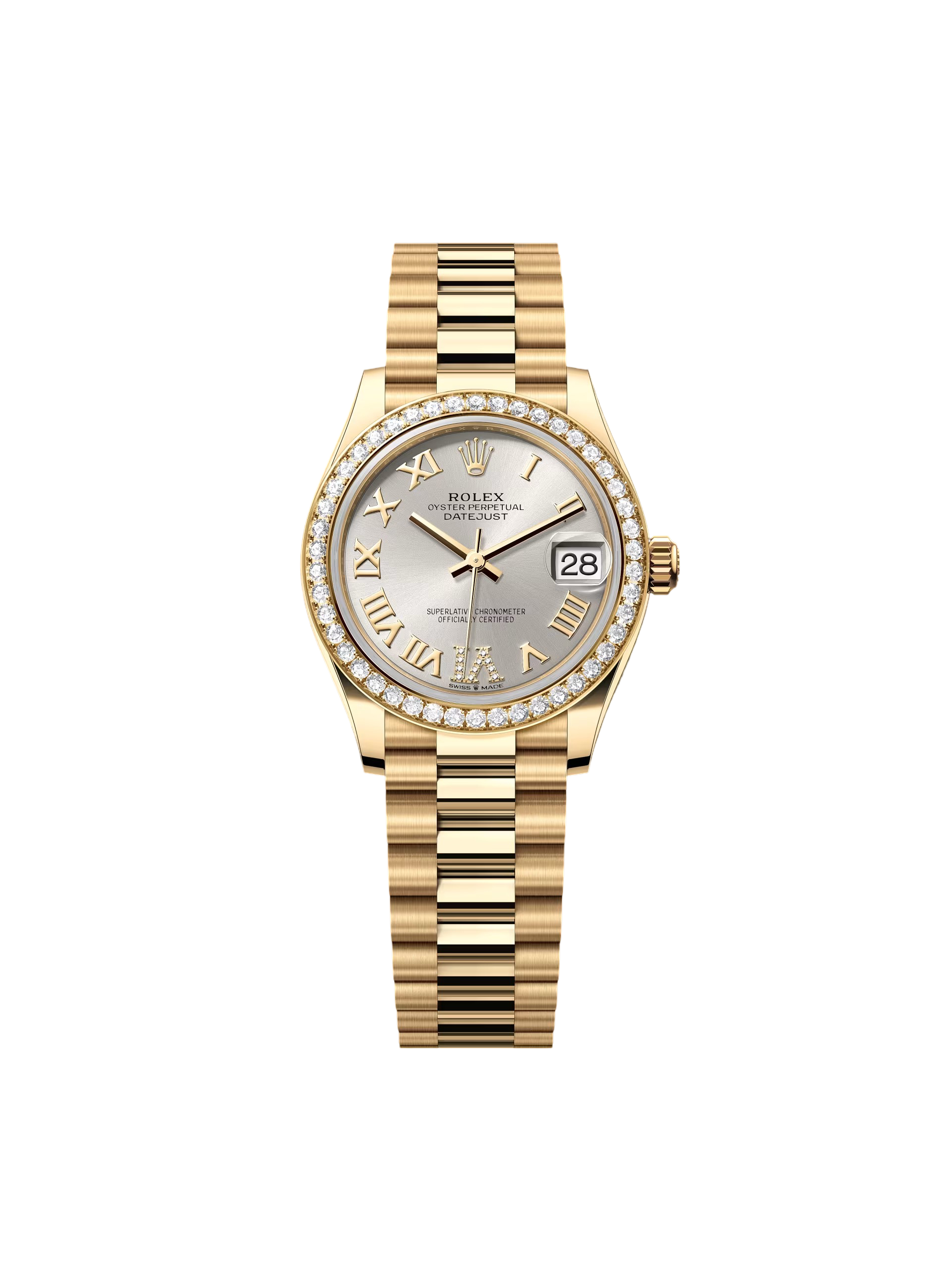 [2026 Mirror Grade]RLX Datejust m278288RBR-0020 Silver 31mm Dial President Bracelet Watch