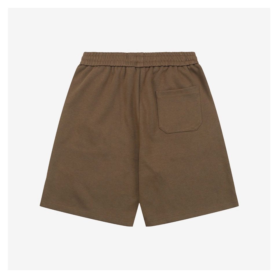 L Towel Bear Patch Shorts (Brown/White)