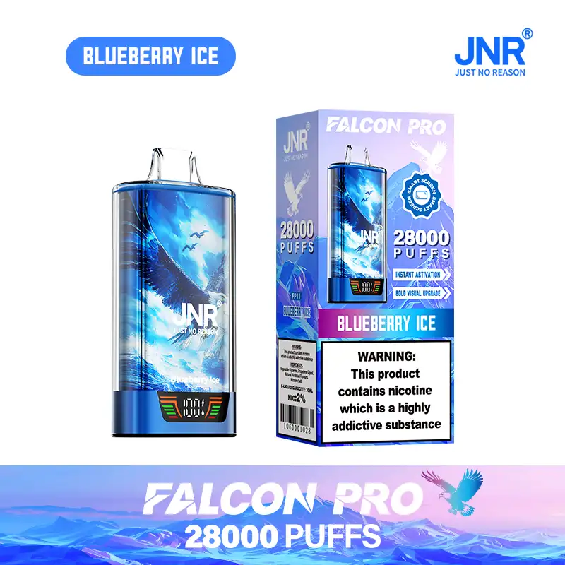 JNR - Falcon Pro - 28K - Disposable Vape - Blueberry Ice