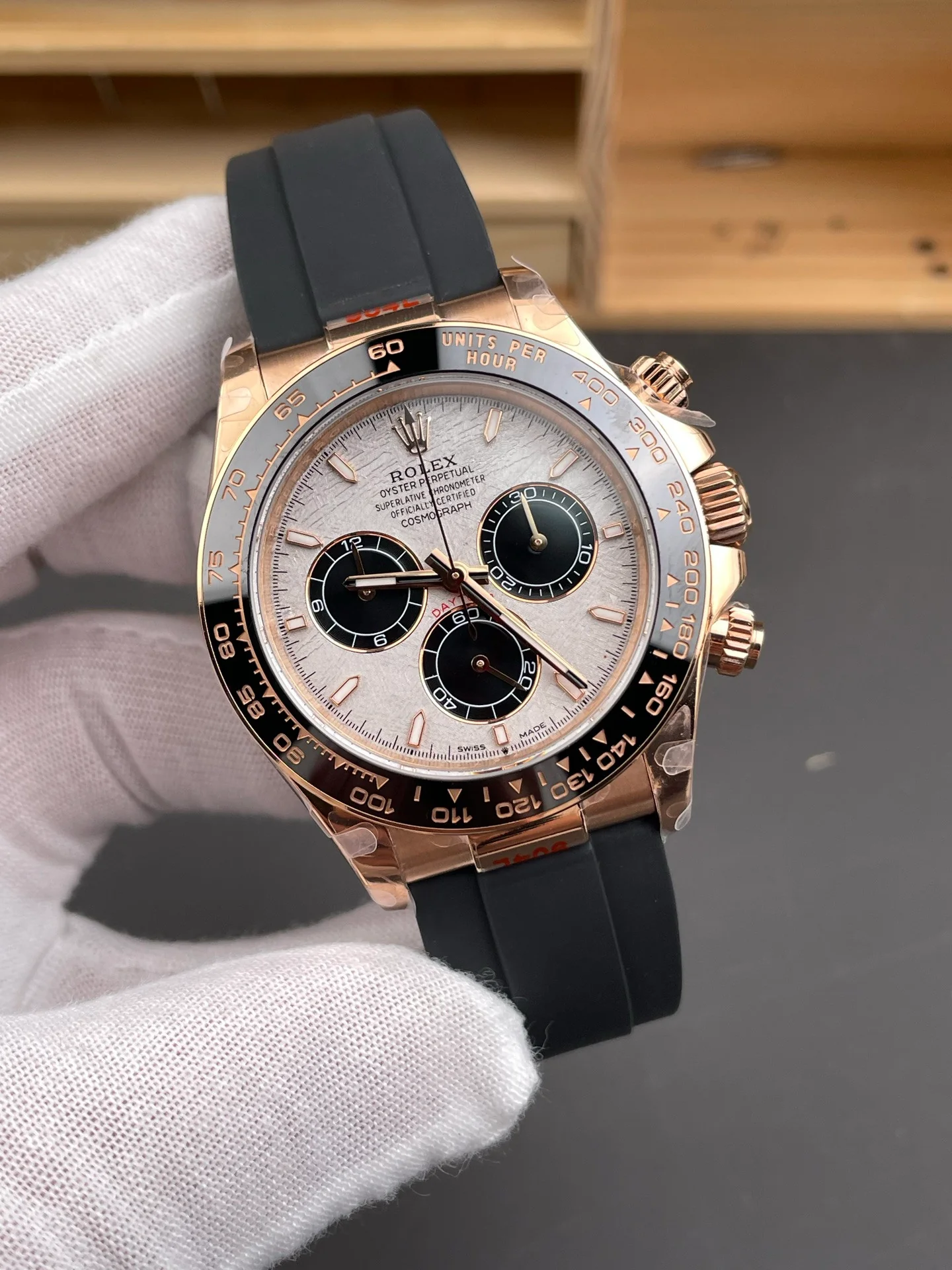 Rose Gold Meteorite Dial Daytona