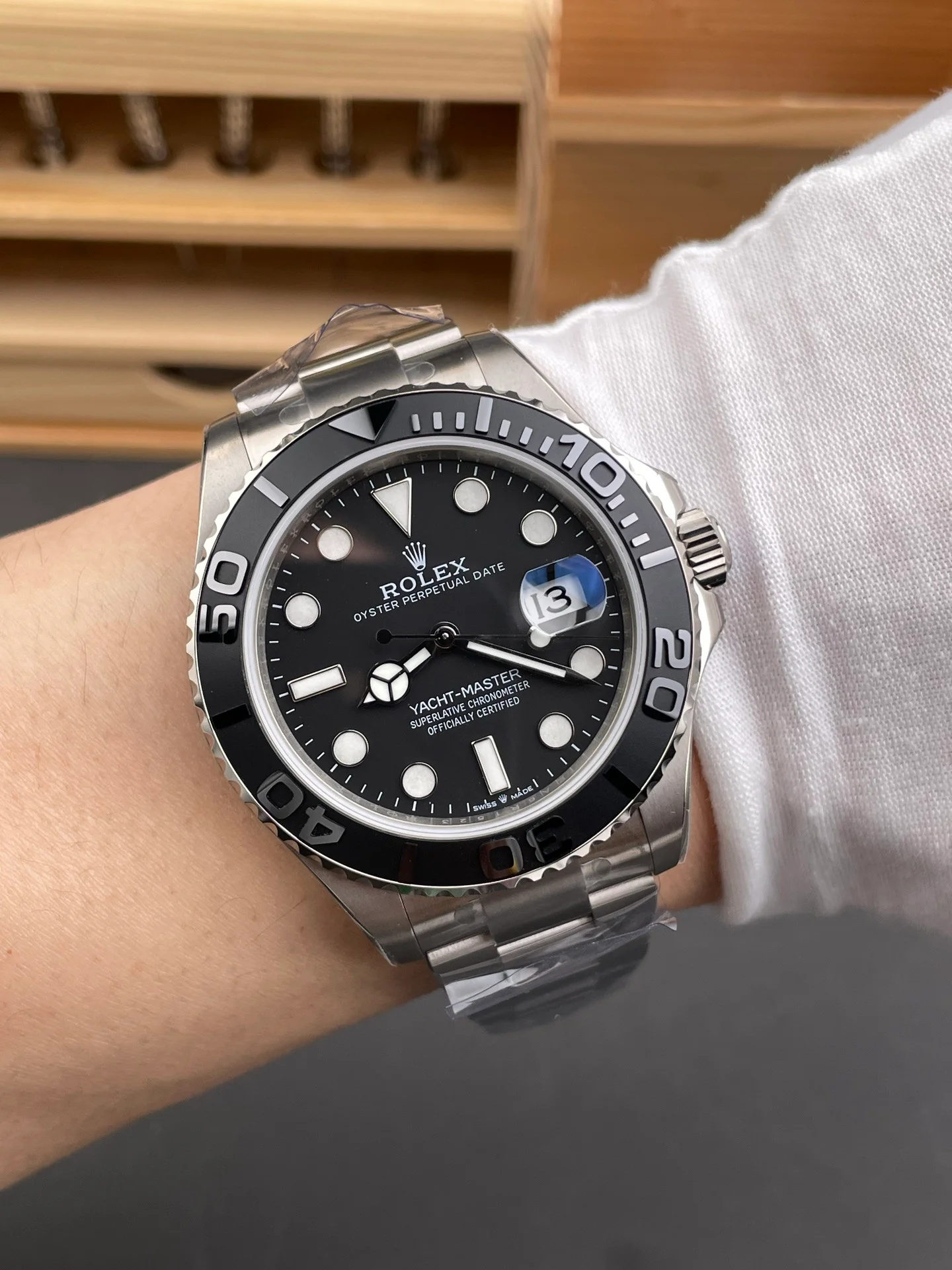 Titanium Yacht-Master Ceramic Bezel