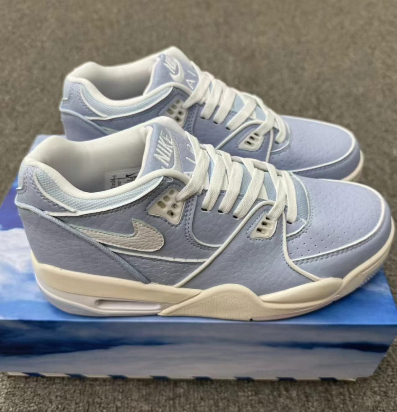 Nike Air Flight 89 Light Blue Cream