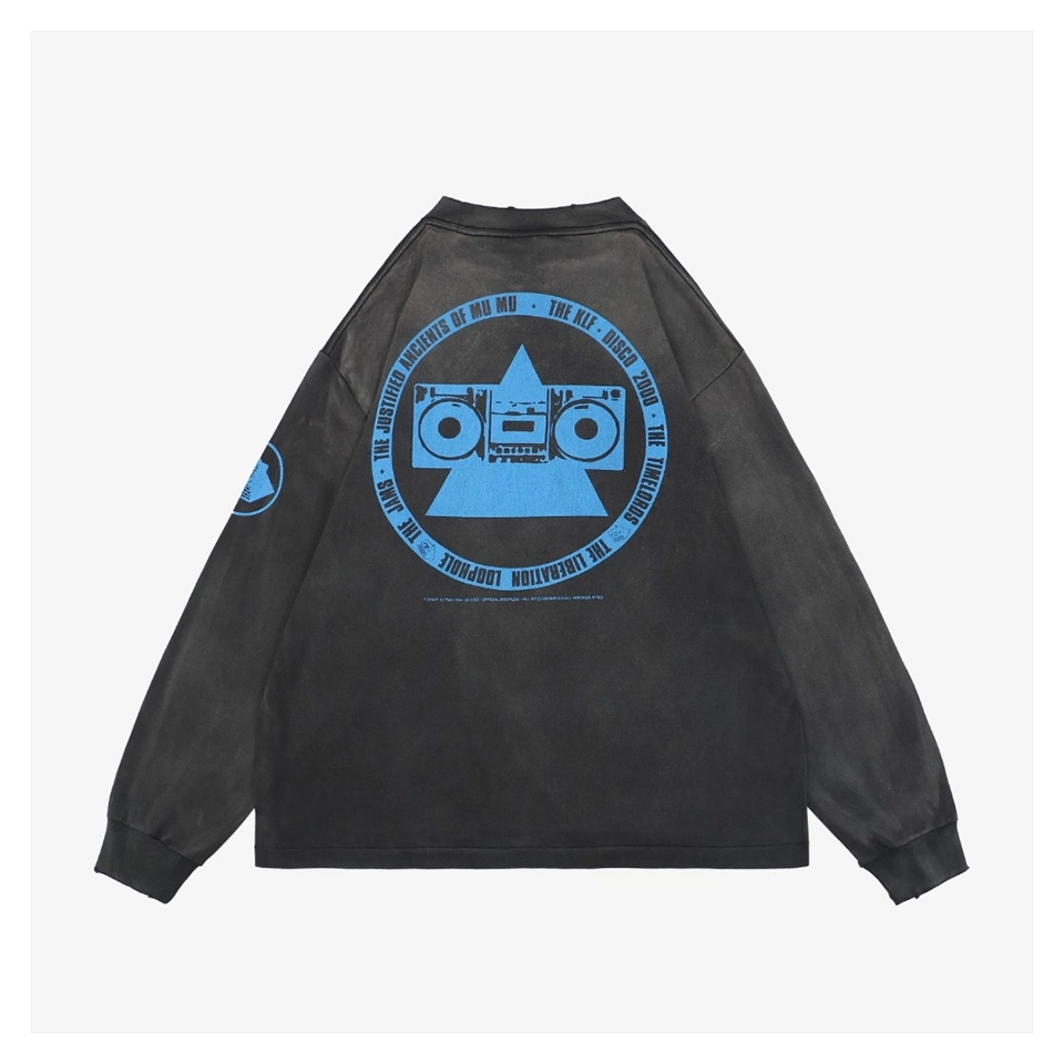 Saint Michael KLF Graphic Vintage-Washed Shirt