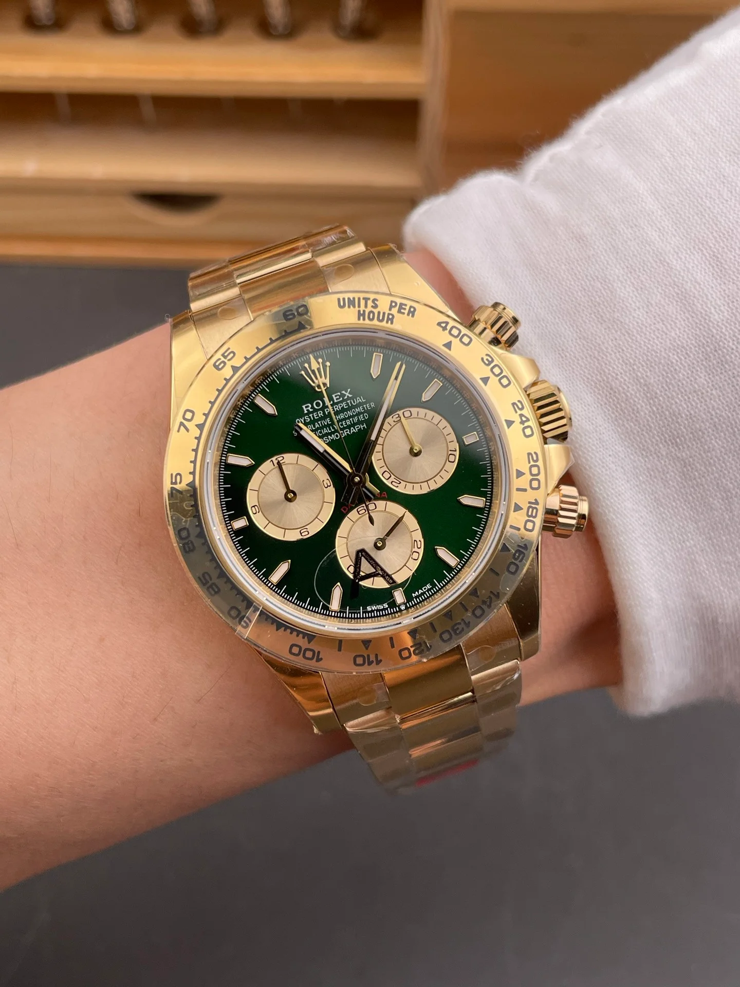 New Daytona Green Gold