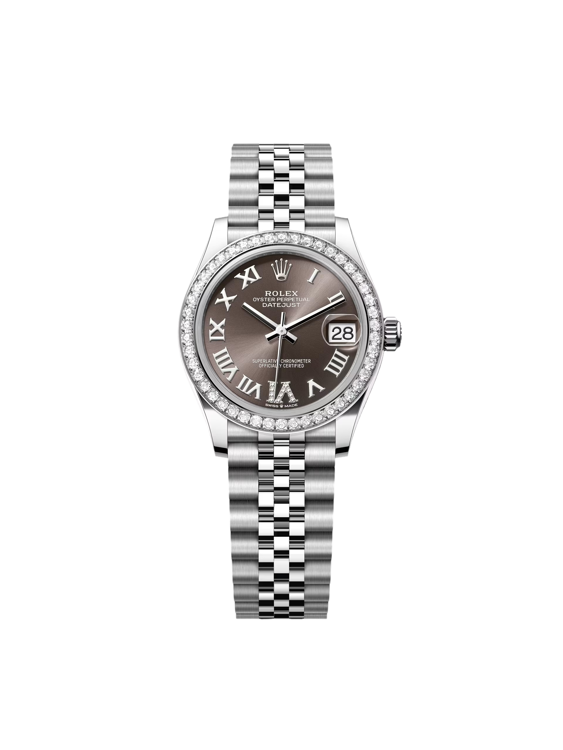 [2026 Mirror Grade]RLX Datejust m278384RBR-0031/0032 Dark Grey 31mm Dial Oyster Watch