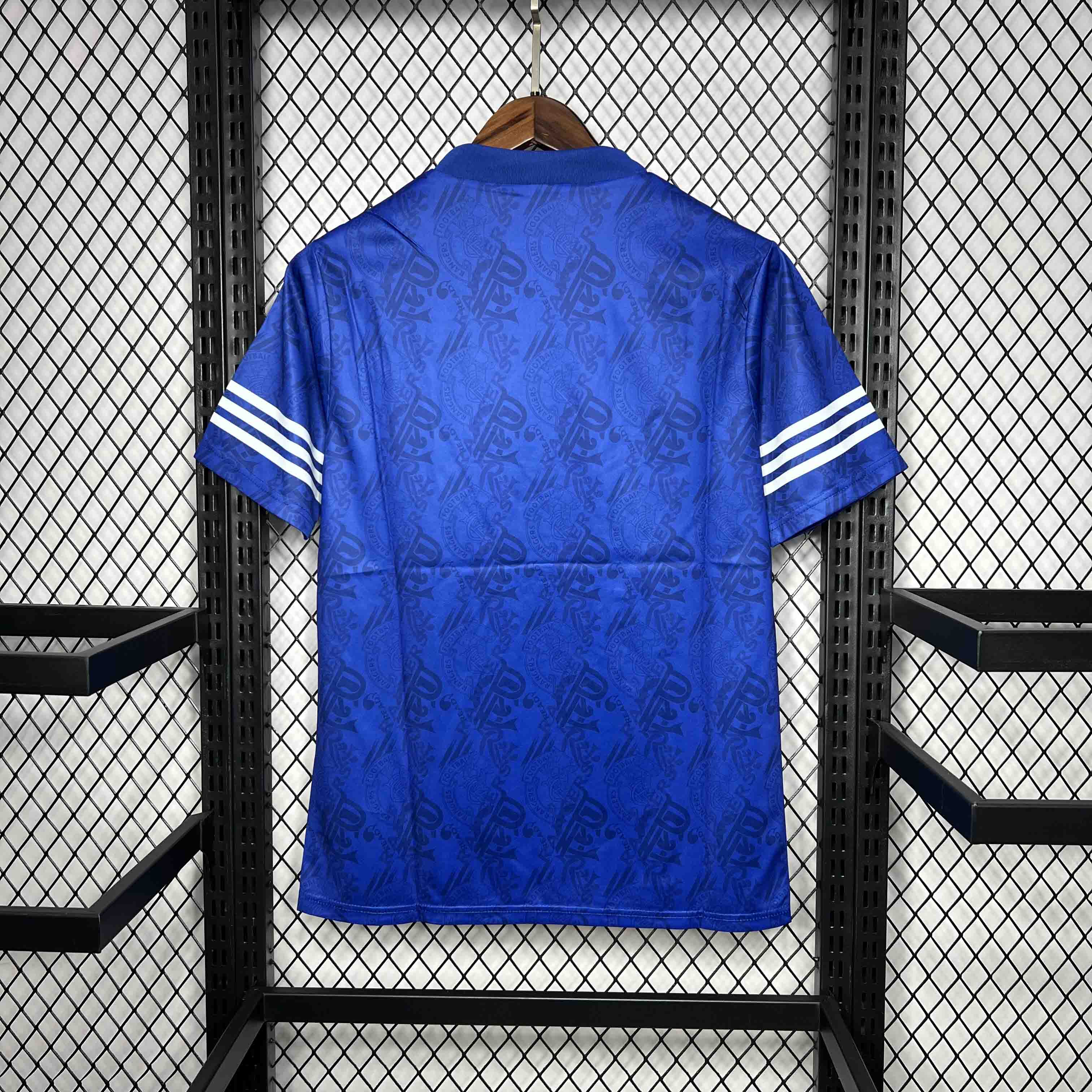 Rangers FC Retro Soccer Jersey Home Custom Shirt 1994-96