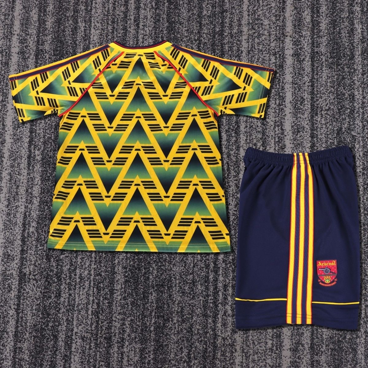 Arsenal Soccer Retro Jersey Away Kids Kit Jersey+Shorts 1991-93